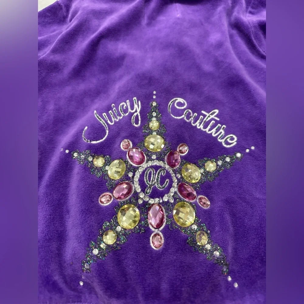 Vintage Juicy Couture Girls Velvet Sweater